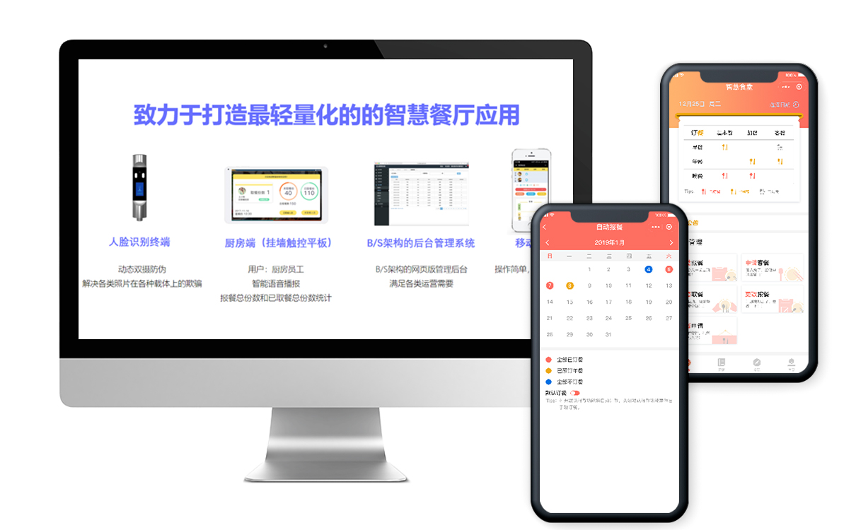 安菲云智慧食堂-多端管理操作